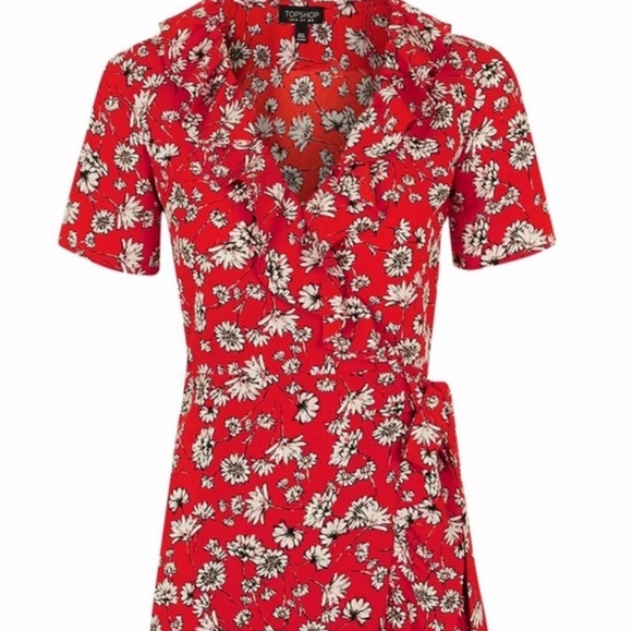 Top Shop Wrap Dress - Picture 2 of 8